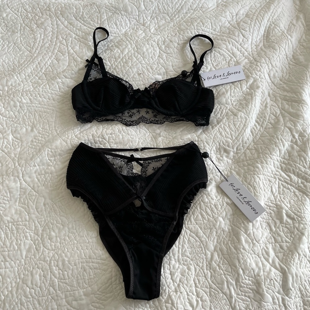 For Love & Lemons Laurel Pintuck 2 PIECE SET 🖤